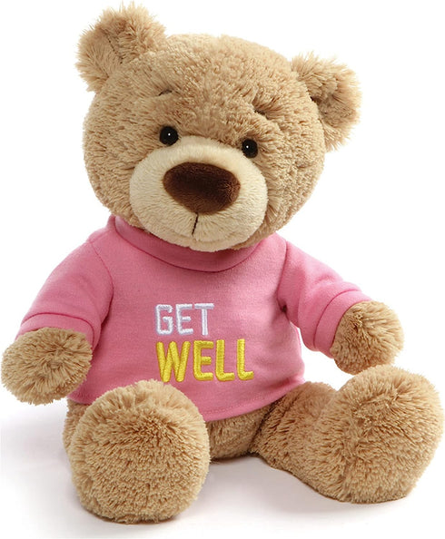 Get Well T-Shirt Teddy Bear Stuffed Animal Plush, , 12.5"